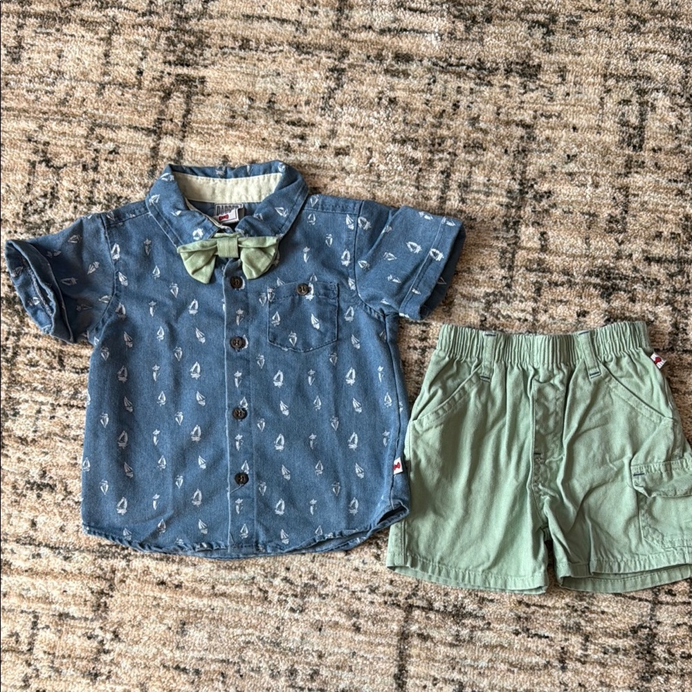 Kids Blue and Green Matching Set